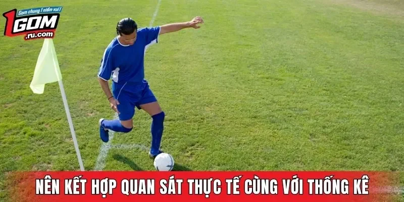 Nên kết hợp quan sát thực tế cùng với thống kê dữ liệu